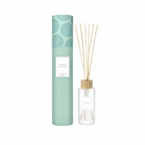 AQUA SAVON Reed Diffuser, White Cotton Scent, 190mL
