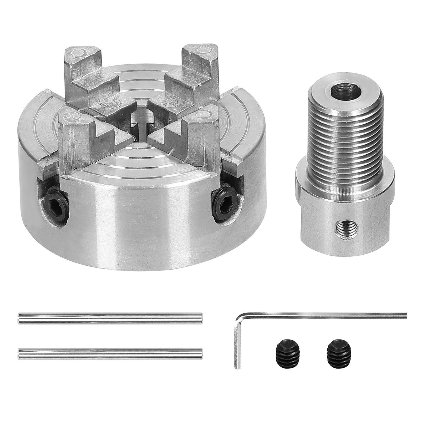 

Токарний патрон 3 губки/4 губки Ручний самоцентруючий монтажний болт для шліфування, фрезерування, токарний верстат 4 jaws-5mm