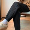 Women Solid Color Velvet Fashion Sport Winter Sweatpants Loose Casual Thick Plush Trousers