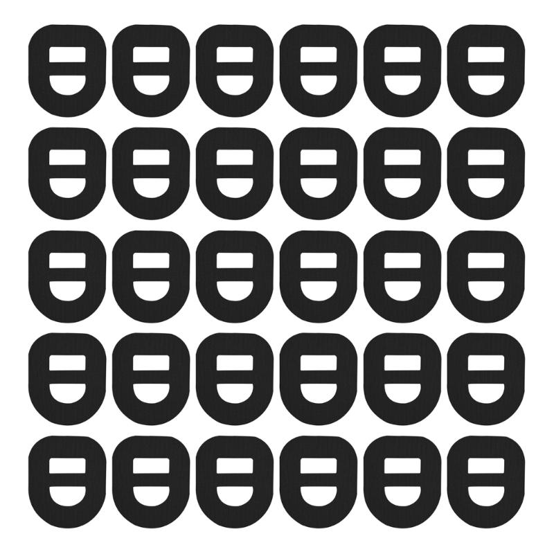 Plasturi Adezivi pentru Omnipod Senzor Corporal Sportiv Capac de Protecție Plasture Sticker Impermeabil Bandă Film Transparentă, Pachet de 30/50 negru