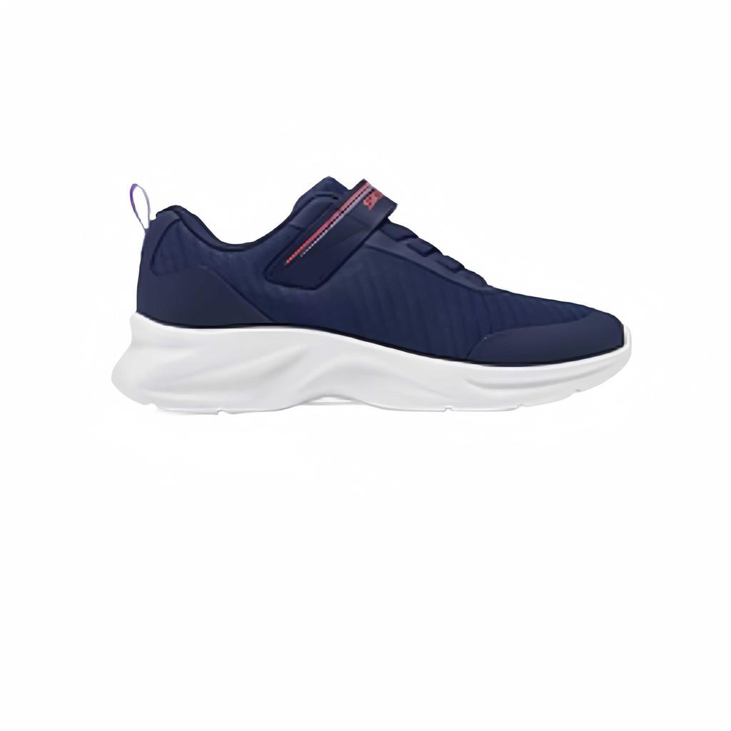 Skechers Comfortable Versatile Durable Breathable Low-Top Running Shoes Kids Sneakers Navy-Blue 303577L-NVLV