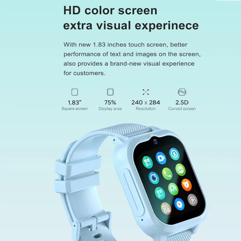 New 4G Smart Watch Kids GPS WIFI Video Call SOS Child Smartwatch Camera Monitor Tracker Location Phone Watch Boys Girls Gifts