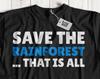 Sauvez la forêt tropicale ! T-shirt Unisexe Drôle 'Tree Hugger' T-shirts Écologistes