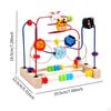 Wooden Bead Maze Toy Colorful Roller Coaster Grasping Ability Develop Math Skills Boys Girls Fine