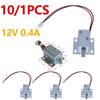 10/1pc Electronic Lock Catch Door Gate 12V 0.4A Release Assembly Solenoid Universal Drawer Anti-vibration Electric Solenoid Lock