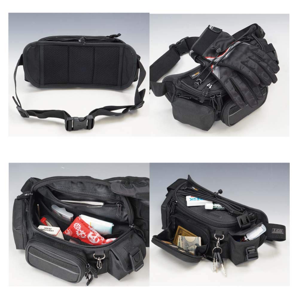 SCHWARZ R Waist Bag Schwarz RR9551SWZ ROUGH&ROAD