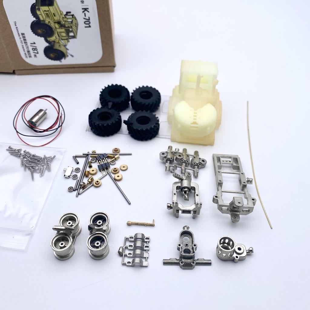 K701 Tractor 1/87 Tractor Model Kit DIY Self assembling Parts