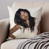 BBeabadoobee Cushion Cover Pillowcase Antidustmite Invisible Zipper Short Plush Sofa Cushion