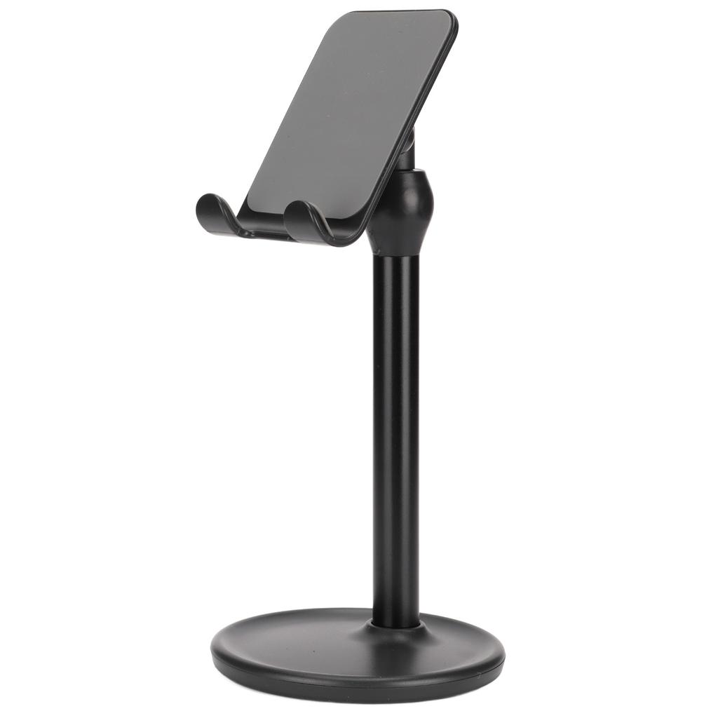 Phone Holder Aluminium Alloy Adjust 45 Degrees User Friendly Design Cell Phone StandBlack