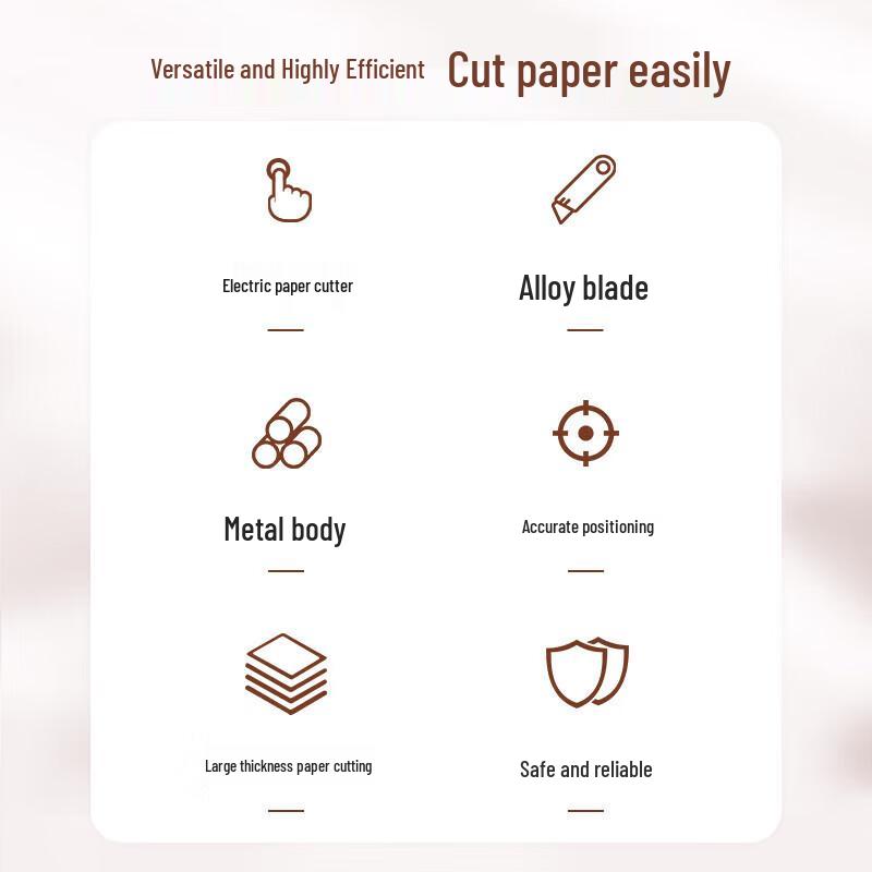 GEPAD QZ-ZY400 Electric CNC Desktop Paper Cutter CN plug (adapter included)