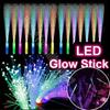 LED Glow Stick Colorful Fiber Glow Stick LED Toy Party Night Light Props Christmas Birthday Gift Wedding Party Gifts
