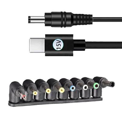 DC5521 Power Supply Adapter 8 Adapters for Laptops Routers Security Camera and Notebook with 5.5x2.1mm Plug