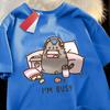 2026 Hot Sale Sorry I'M Busy Cat Playing Games with Headphones Men Women T Shirt High Quality Brand Clothing Loose T Shirts Cotton Shirt Tops Couple