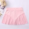 Transparent Bikini Mesh Short Skirt Beach Short Dress Pleated Skirts  Outdoor