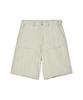 BEYOND CLOSET [Collection Line] Coated Texture Detail Carpenter Pants Beige