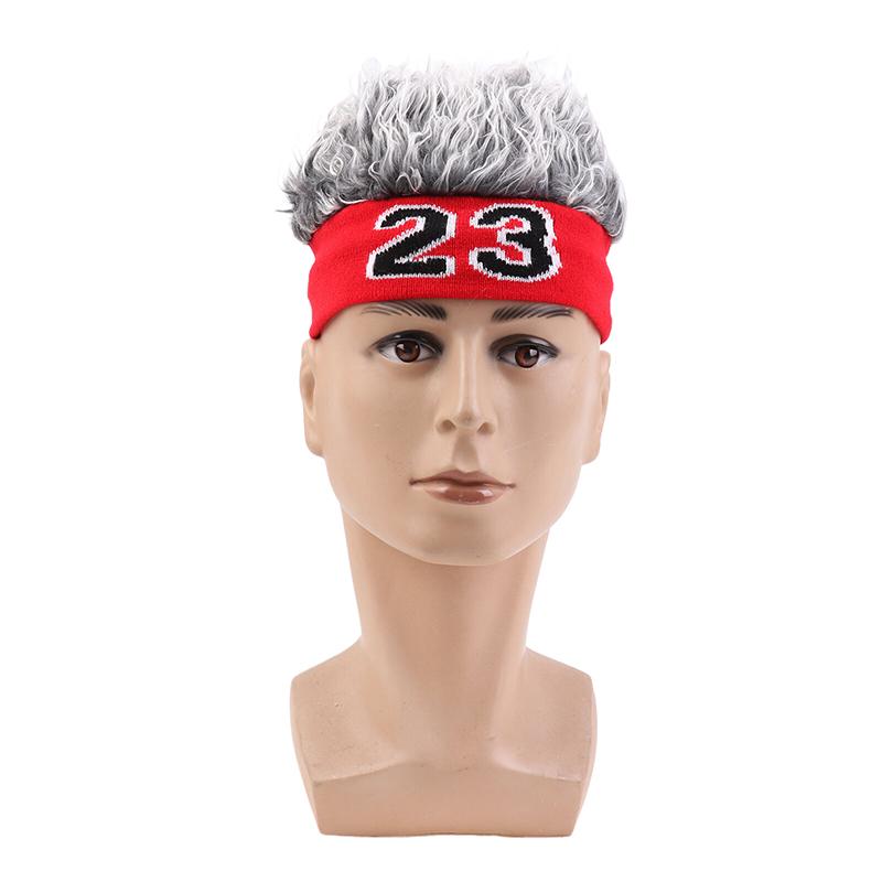 

1Pc Retro Men Simulation Wig Cap Head Wrap Handsome Short Hair Cotton Hat Hip Hop Simulation Wig Beanie