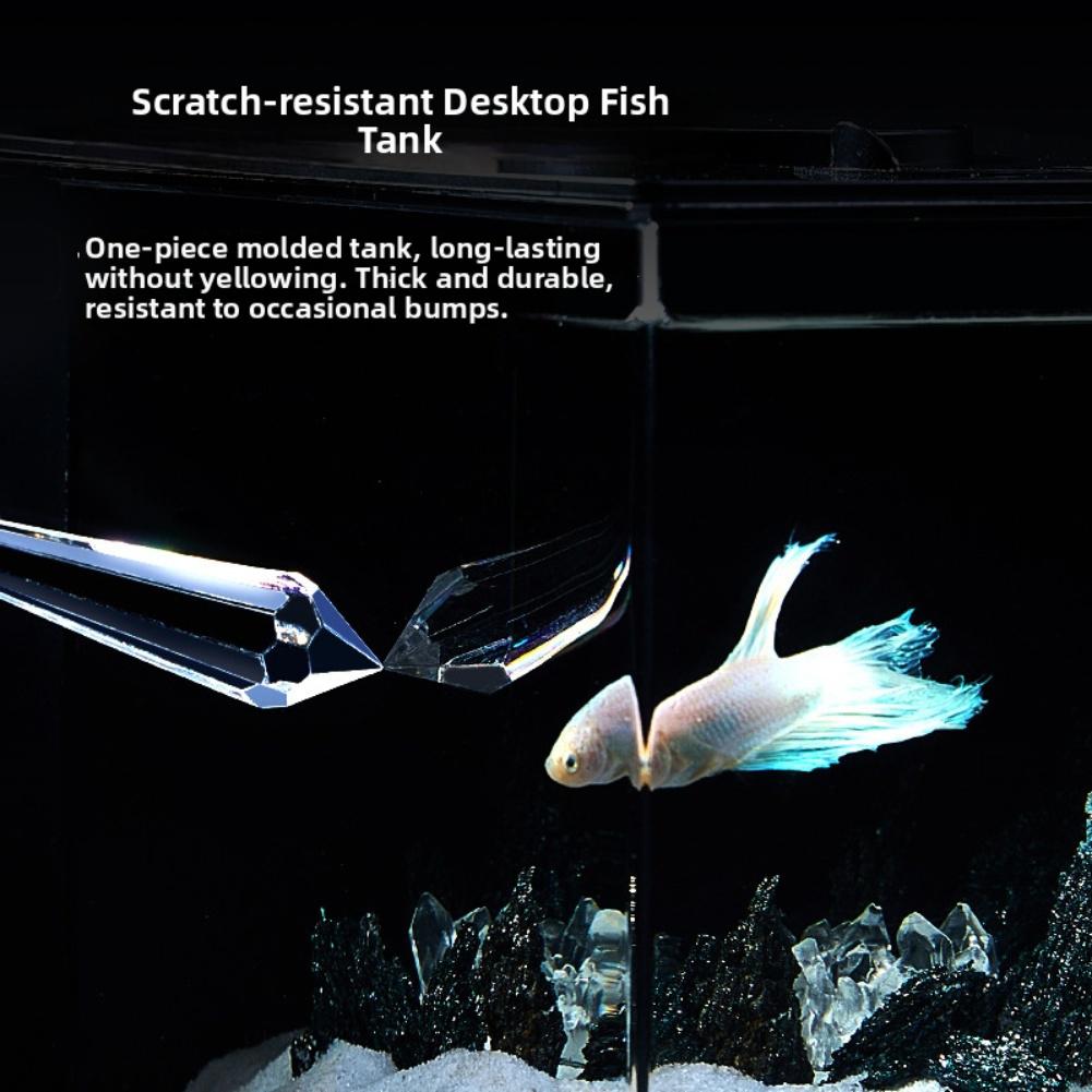160L/H Selbstzirkulierendes Aquarium mit integrierter Filterwatte und Sauerstoffanreicherung für die Tischaufstellung