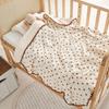 Baby Blanket Soft Double-Layer Design Printing Pattern Sleeping Blanket Easy Care Fabric Newborn Baby Blanket
