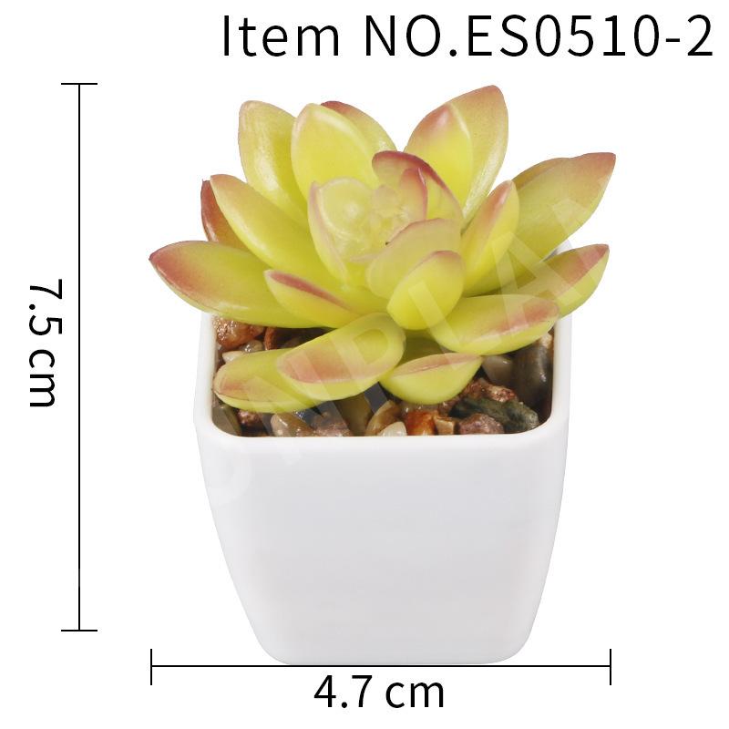 

Пластиковый горшок для суккулентных растений, бонсай, мини-маленький квадратный горшок для растений Es0510, высокая имитация