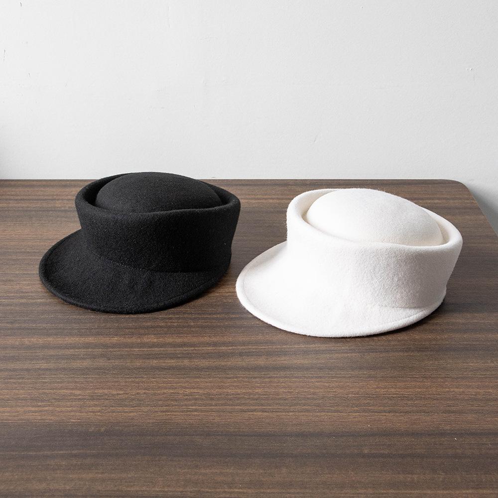 European and American Style Hot-selling Spring, Autumn and Winter Fashion Casual Women Wool Cap Outdoor Warm Felt Top Hat