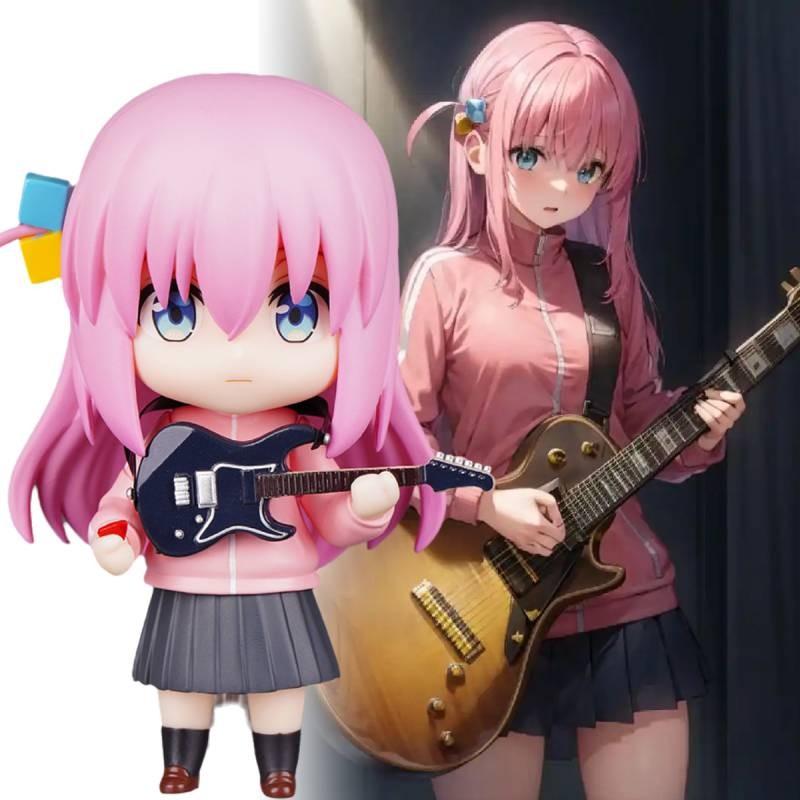 The Rock Bocchi Gotoh Hitori Toy Doll Model Desktop Decoration Christmas Gift