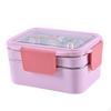 2 Layer Stainless Steel Bento Box, Large Capacity Food Storage Containers Lunch Container for Office