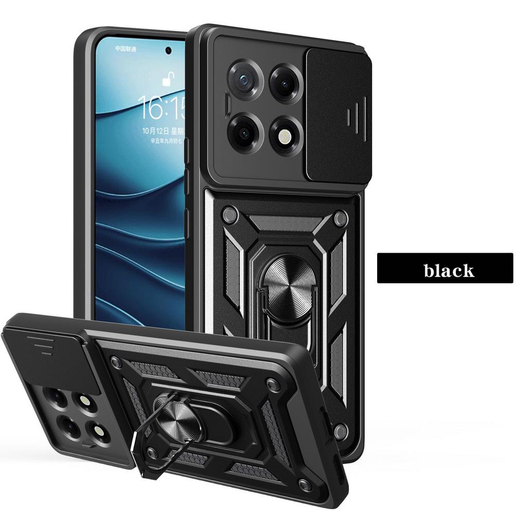 Camera Protect Case for Tecno Camon 30S Camon30 Premier Camon 30 Pro 20 Pro 19 18 18P Armor Hybrid Metal Ring Holder Back Cover