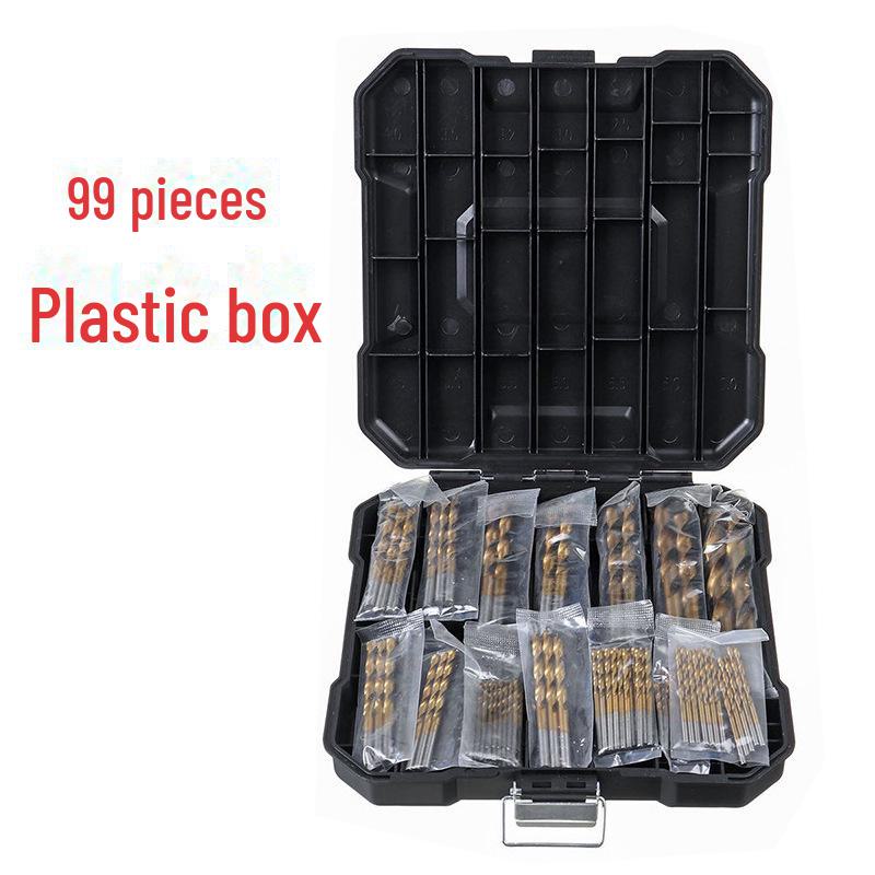 Titannitridbelagt borsett, 1,5-10 mm, rett skaft for trebearbeiding og håndborebruk