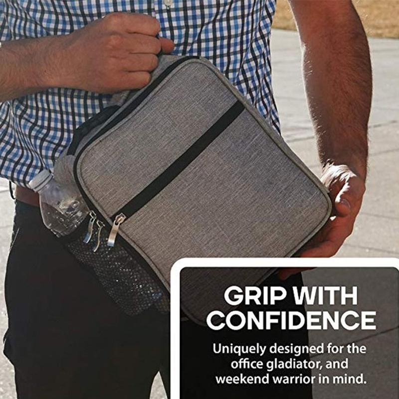 Solid Portable Insulated Thermal Cooler Lunch Bag Fashion Picnic Insulated Travel Food Tote Bags