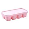 Ice Cube Mold Household Silicone Soft-bottom Refrigerator Ice-making BoxStorage Wonder Freezer Box Ice Hockey