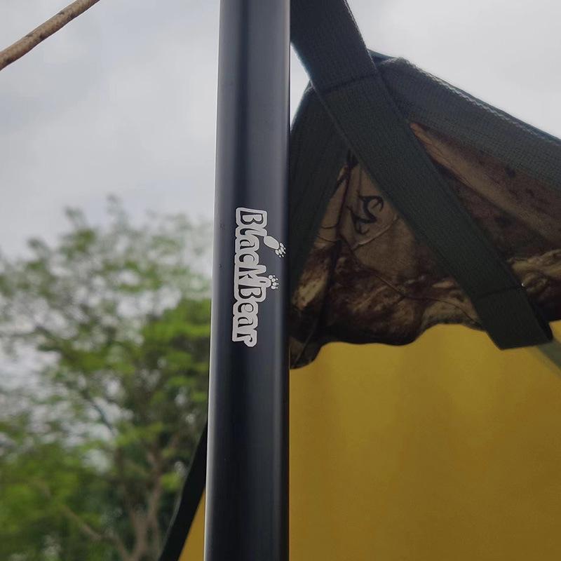 Ultra-Light Taiwan Black Bear Vinyl Camping Tarp - Rainproof & UV Protection Canopy