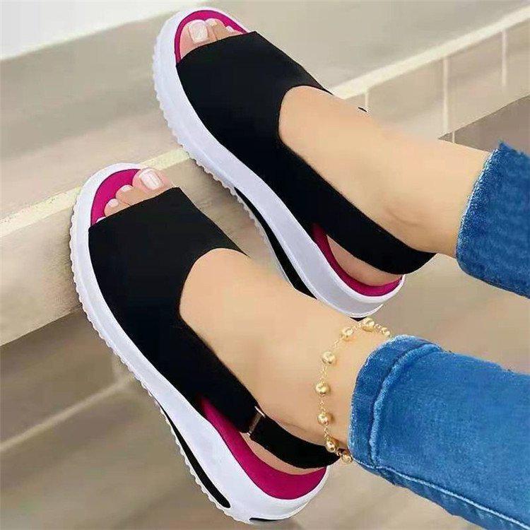 Women's 2021 Plus Size Platform Sandals - Cross-Border Style
