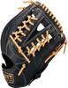 ZETT Youth Baseball Ground Black X Pastel Brown Size BJGB76555F Glove, Hero, All-Around, Left-Handed Throw, (1932), L,
