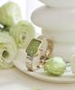 Lollalojeu Ms Lola Green Onyx Square Women'S Metal Watch