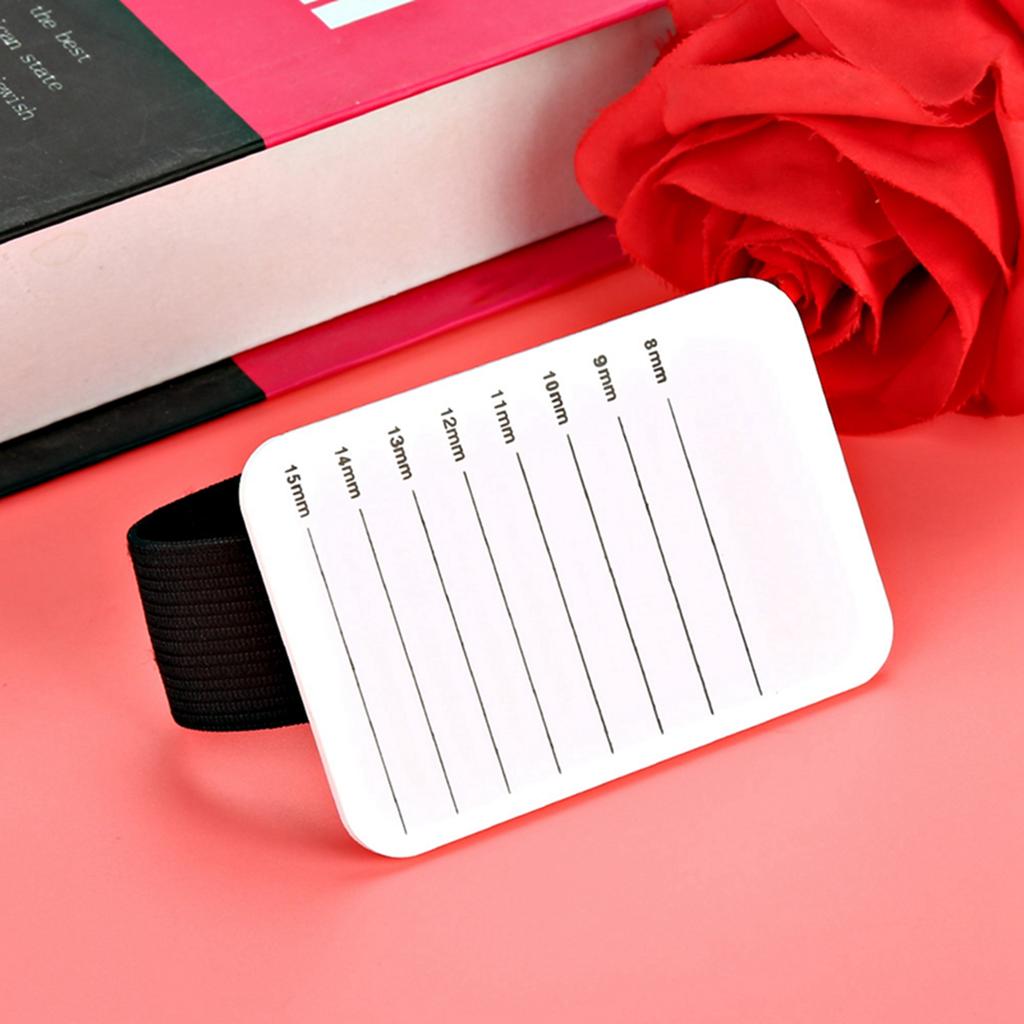 8-15mm Makeup Eyelash Tray Strip Stand Eyelash Extension Hand Plate Lashes Grafting Holder