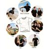 European Sizes Men'S Black Unicorn & Rainbow Graphic T-Shirt | Casual Crew Neck, Short Sleeve, Soft Breathable