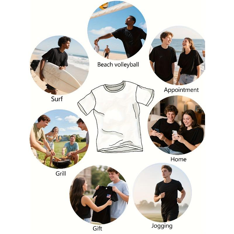 European Sizes Men'S Black Unicorn & Rainbow Graphic T-Shirt | Casual Crew Neck, Short Sleeve, Soft Breathable