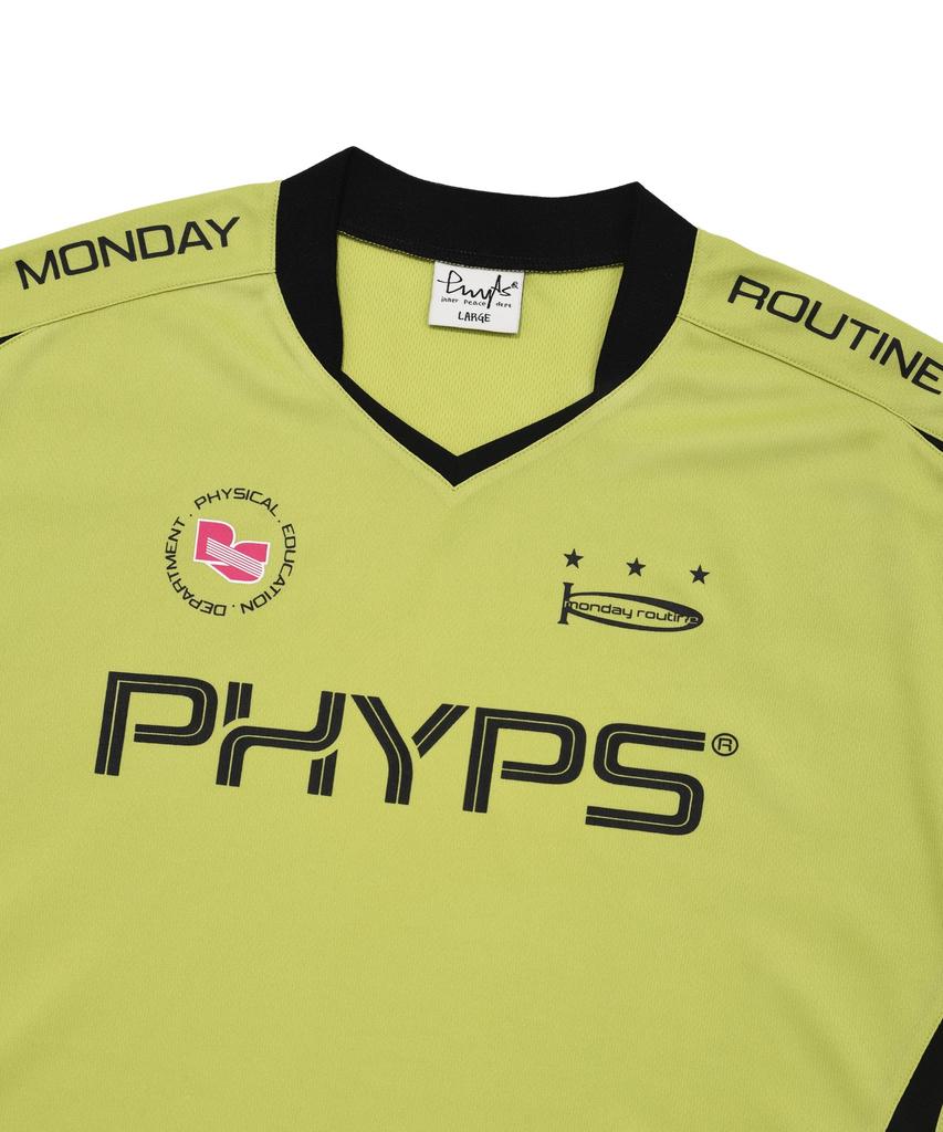 PHYSICAL DEPARTMENT Soccer Jersey V Neck Ss Citrus Green