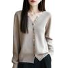 The New Soft and Smooth Knitted Sweater for Autumn Is Stylish and Slimming. It Can Be Paired with A V-neck Cardigan for Women