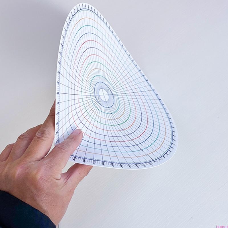 Profesionální kružítko Pro umělce a studenty Řemeslo ze pevného plastu Akryl s jasným značením