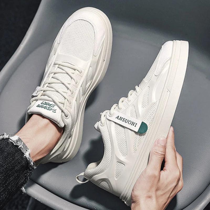 Mode Mode Herren Freizeitschuhe Herbst Herren Sneaker Herren Vulkanisierte Schuhe Herren Flats Schnürschuhe Plateau Tennisschuhe Zapatillas Hombre