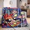 1pc Powerpuff Girls Flannel Throw Blanket - Lightweight Soft Warm All-Season Blanket for Sofa, Bed, Travel, Camping L1029178