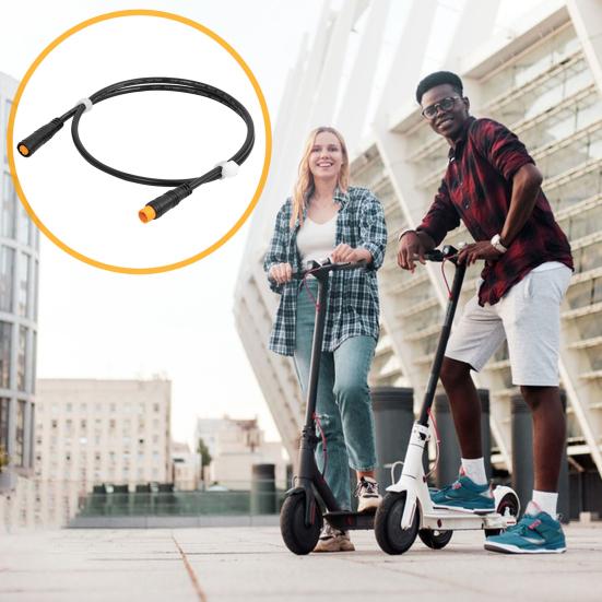 Ebike 3pinový prodlužovací kabel Vodotěsný Motor pro elektrokolo Převod palcové páčky Konektor samice samec Prodlužovací kabel