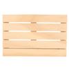 10pcs Skid Resistance Mini Pallet Coasters Rectangle Drink Coasters Wooden Coasters  For Office