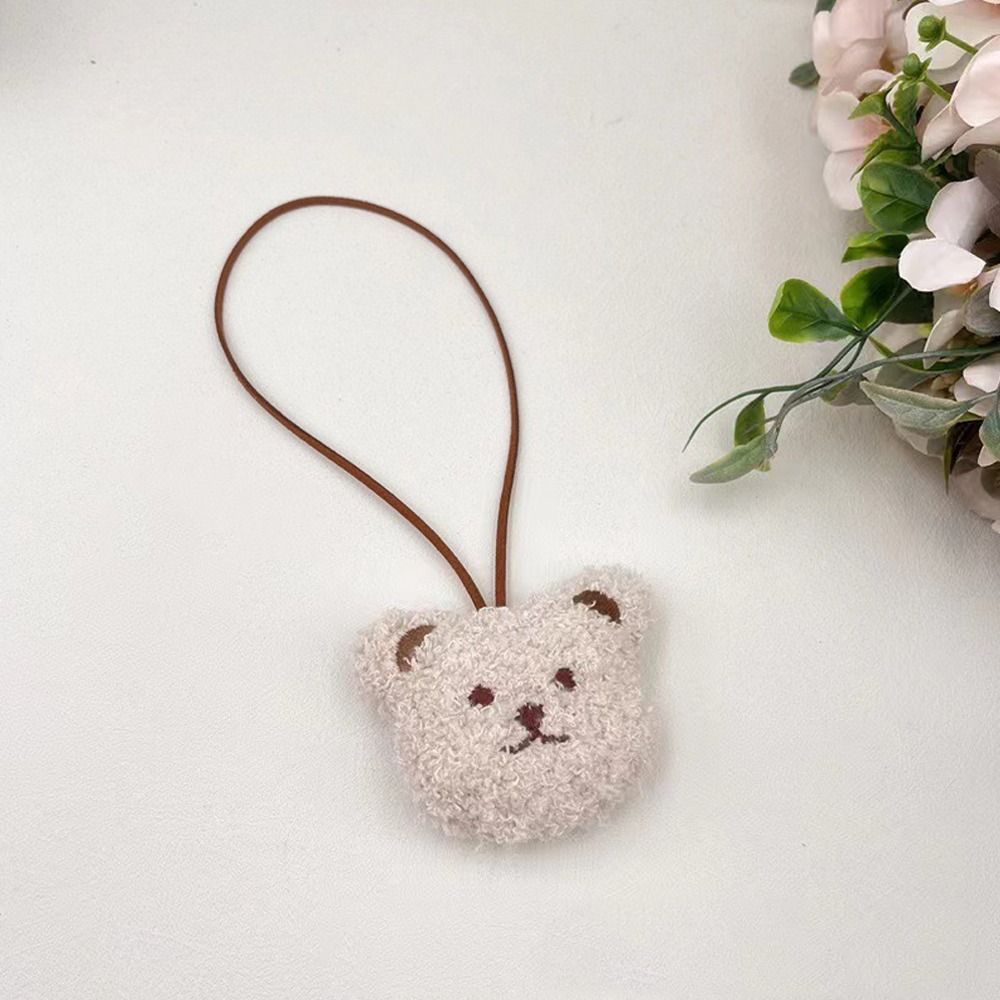 Cute Cartoon Bear Pendant Keychains Kawaii Decoration Children's Tag Keyrings Bag Car Trinket Accessories