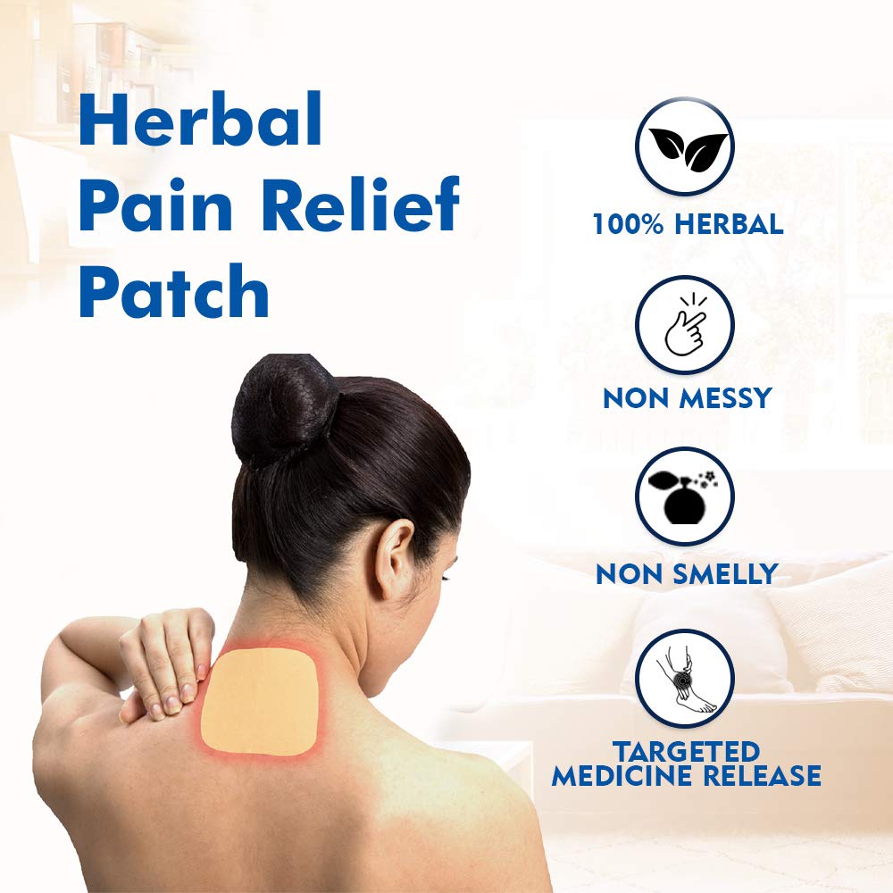 Patches for Relieving Muscle Pain and Stiffness (30 Pcs), Herbal Pain Relief Patch (30pcs),  Viopatch