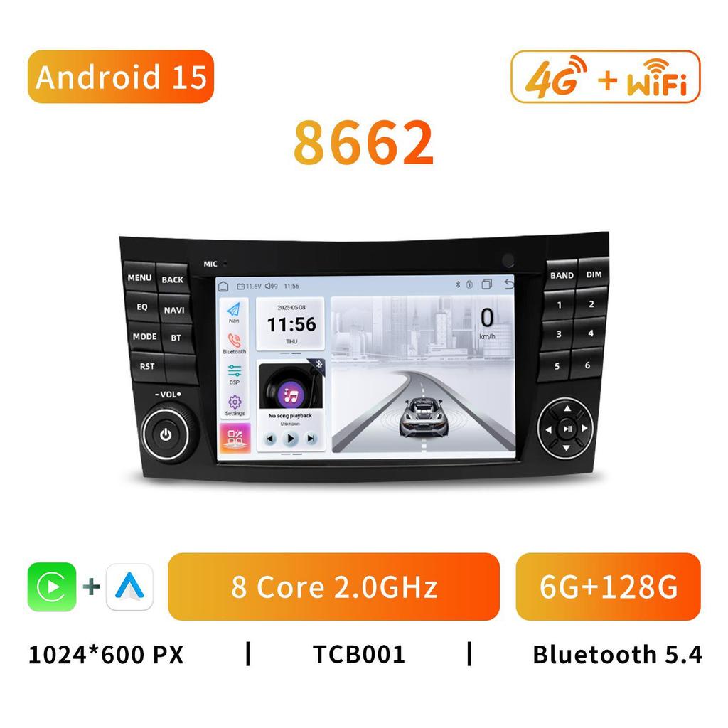 7-inch Car Multimedia Player with CarPlay & Navigation for Mercedes-Benz W211