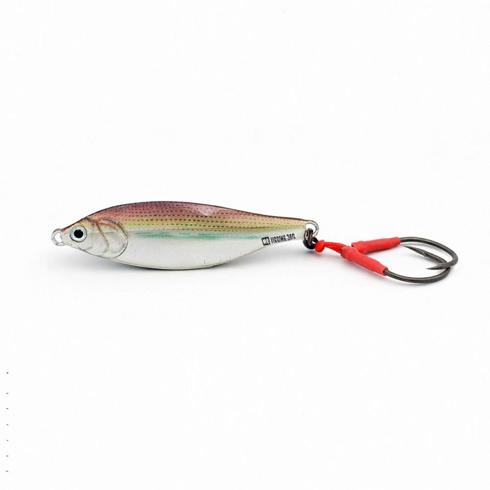 10g 20g Slow Falling Jig Realistic Action Jigging Bait Lure 3D Konosirus Metal Jig  Saltwater