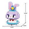 Cartoon Building Blocks, Animal Dolls, Educational Assembling Toys, Ornaments, Small Particles, Children's Birthday Gifts