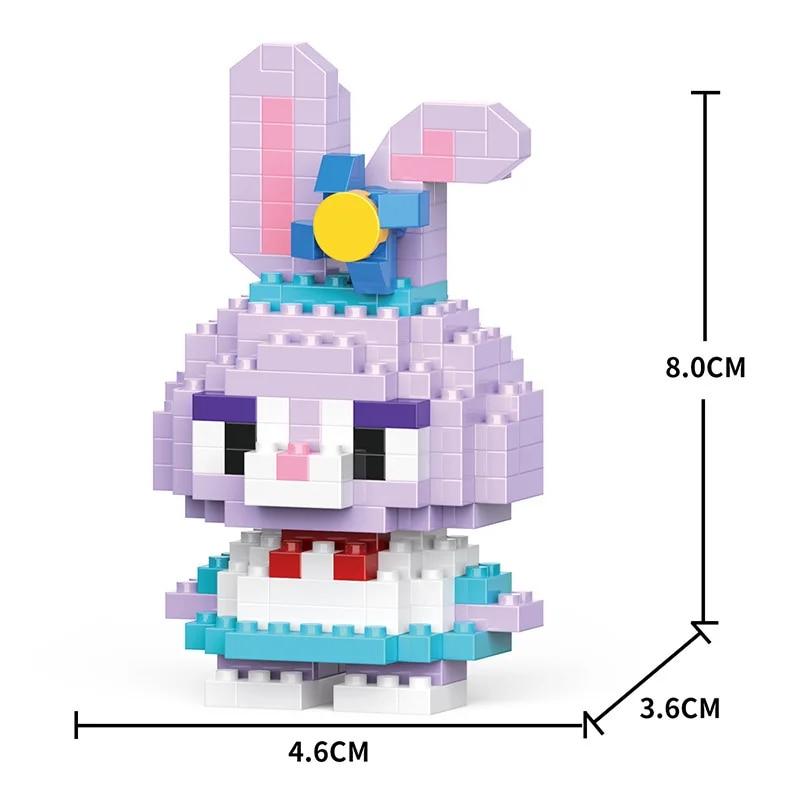 Cartoon Building Blocks, Animal Dolls, Educational Assembling Toys, Ornaments, Small Particles, Children's Birthday Gifts